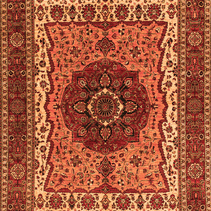 Machine Washable Abstract Orange Modern Area Rugs, wshabs4155org