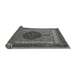Sideview of Abstract Gray Modern Rug, abs4155gry