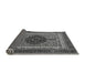 Sideview of Abstract Gray Modern Rug, abs4155gry