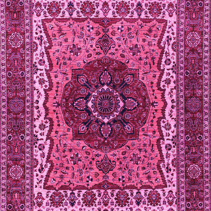 Machine Washable Abstract Pink Modern Rug, wshabs4155pnk