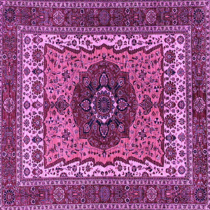 Square Abstract Purple Modern Rug, abs4155pur