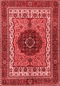 Abstract Red Modern Rug, abs4155red