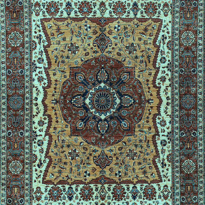 Machine Washable Abstract Light Blue Modern Rug, wshabs4155lblu