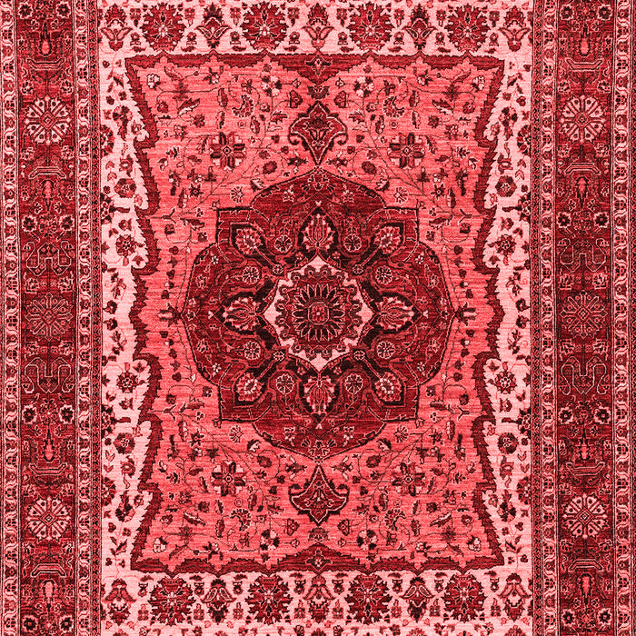 Machine Washable Abstract Red Modern Rug, wshabs4155red