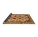 Sideview of Abstract Orange Modern Rug, abs4156