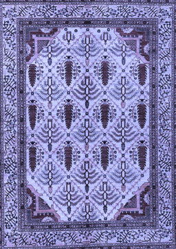 Abstract Blue Modern Rug, abs4156blu