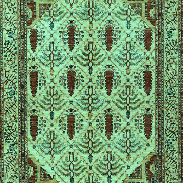Abstract Turquoise Modern Rug, abs4156turq
