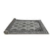 Sideview of Abstract Gray Modern Rug, abs4156gry