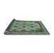 Sideview of Abstract Light Blue Modern Rug, abs4156lblu