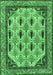 Abstract Emerald Green Modern Rug, abs4156emgrn