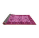 Sideview of Abstract Pink Modern Rug, abs4157pnk