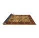 Sideview of Abstract Brown Modern Rug, abs4157brn