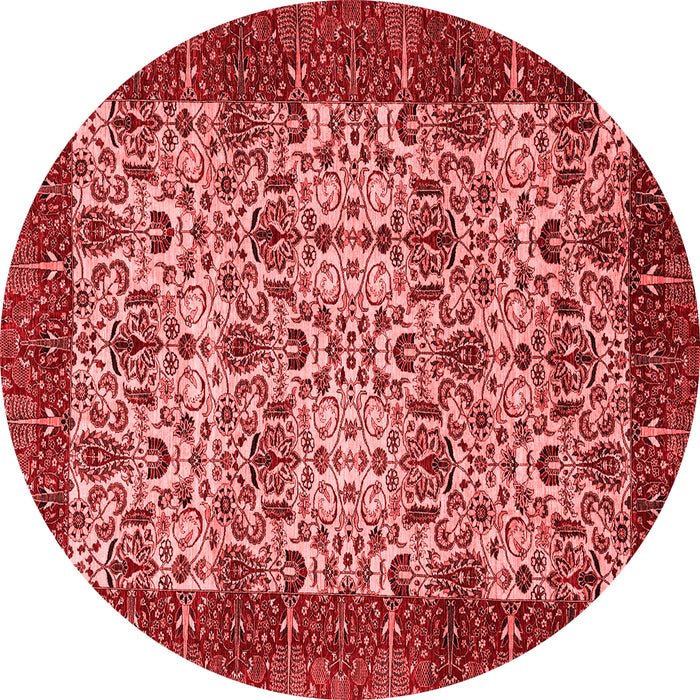Abstract Red Modern Rug, abs4157red