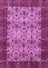 Machine Washable Abstract Purple Modern Area Rugs, wshabs4157pur