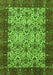 Abstract Green Modern Rug, abs4157grn