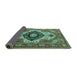 Sideview of Persian Turquoise Traditional Rug, abs4158turq