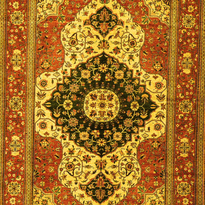 Persian Yellow Traditional Rug, abs4158yw