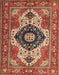 Abstract Red Persian Rug, abs4158