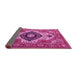 Sideview of Persian Pink Traditional Rug, abs4158pnk