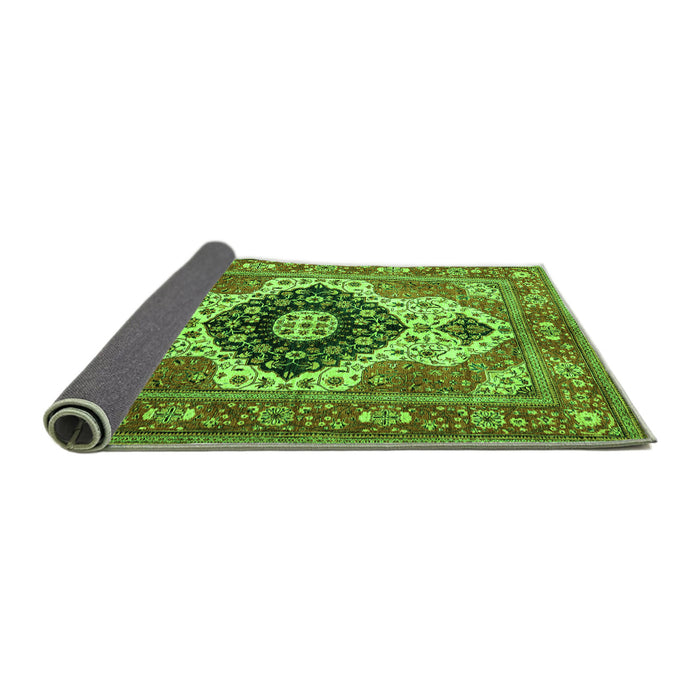 Sideview of Persian Green Traditional Rug, abs4158grn
