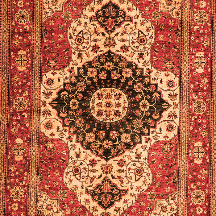 Persian Orange Traditional Rug, abs4158org