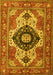 Machine Washable Persian Yellow Traditional Rug, wshabs4158yw