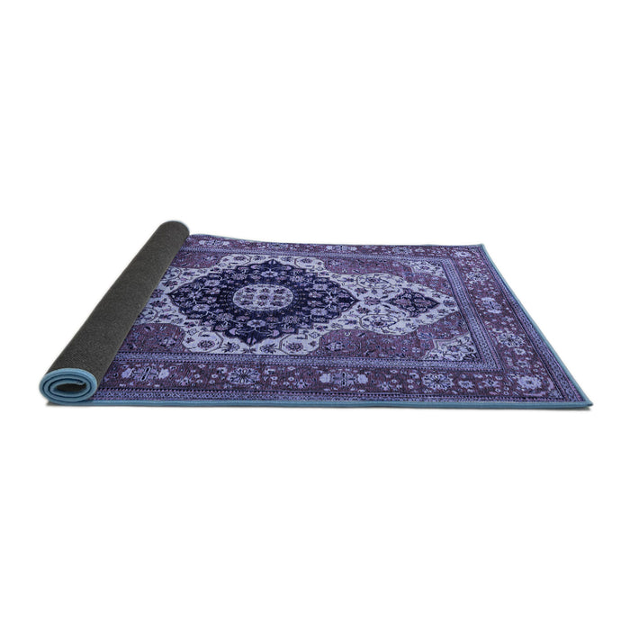 Sideview of Persian Blue Traditional Rug, abs4158blu