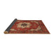 Sideview of Abstract Red Persian Rug, abs4159