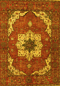 Persian Yellow Traditional Rug, abs4159yw