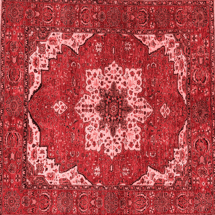 Machine Washable Persian Red Traditional Rug, wshabs4159red
