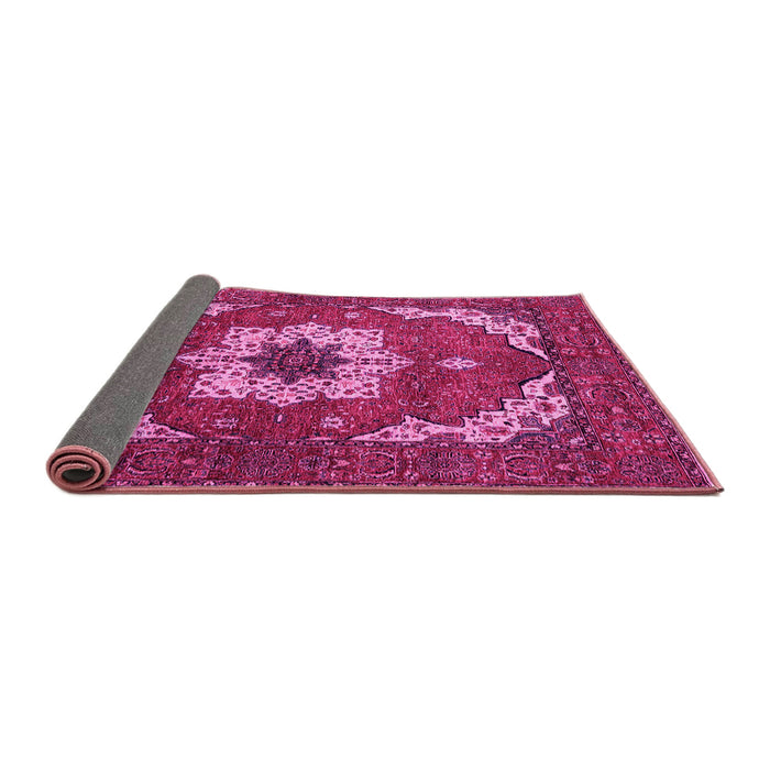 Sideview of Persian Pink Traditional Rug, abs4159pnk