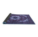 Sideview of Persian Blue Traditional Rug, abs4159blu