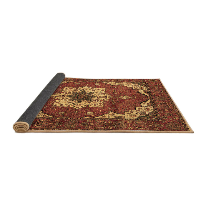Sideview of Persian Brown Traditional Rug, abs4159brn