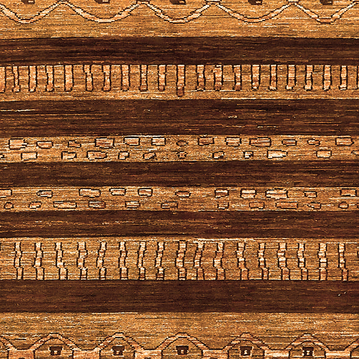 Square Machine Washable Abstract Orange Modern Area Rugs, wshabs415org