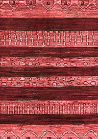 Abstract Red Modern Rug, abs415red