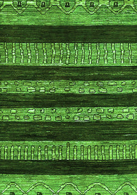 Abstract Green Modern Rug, abs415grn