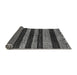 Sideview of Abstract Gray Modern Rug, abs415gry