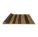 Sideview of Abstract Brown Modern Rug, abs415brn