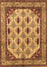 Machine Washable Abstract Brown Modern Rug, wshabs4160brn