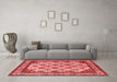 Modern Red Washable Rugs