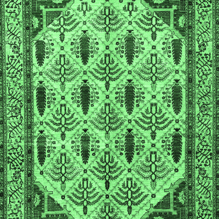Abstract Emerald Green Modern Rug, abs4160emgrn
