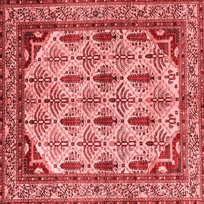 Machine Washable Abstract Red Modern Rug, wshabs4161red