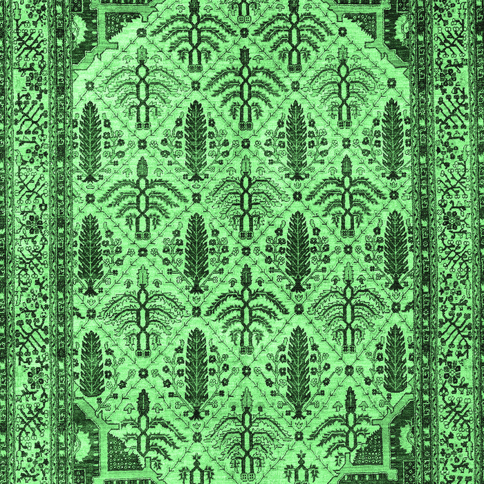 Abstract Emerald Green Modern Rug, abs4161emgrn