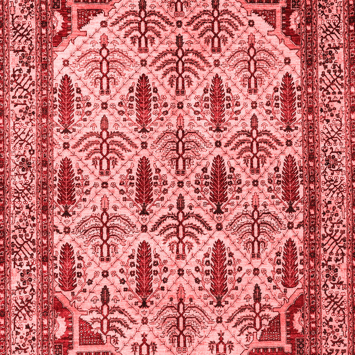 Abstract Red Modern Area Rugs