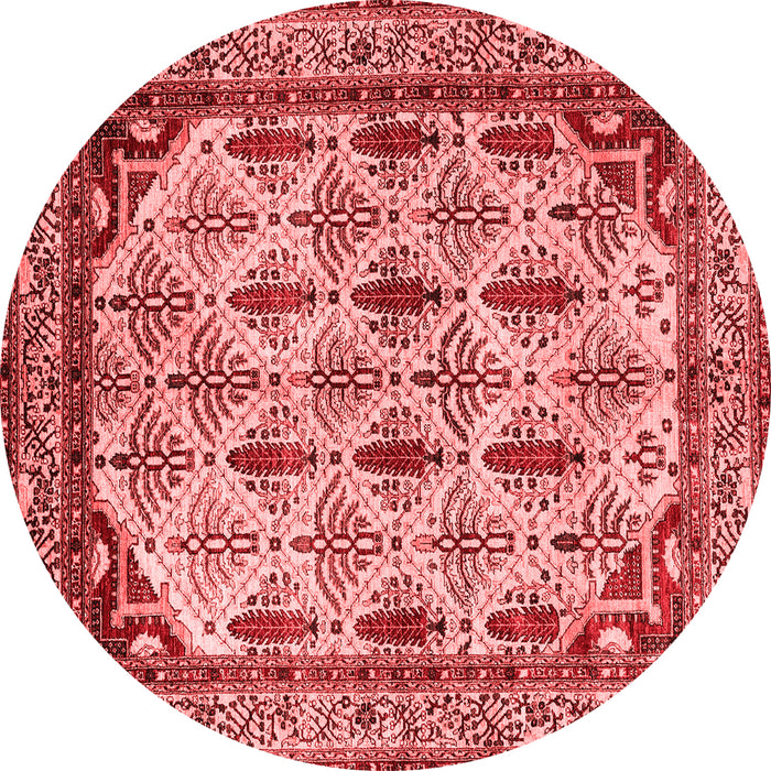 Machine Washable Abstract Red Modern Rug, wshabs4161red