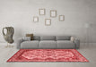 Modern Red Washable Rugs