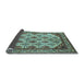 Sideview of Abstract Light Blue Modern Rug, abs4161lblu