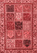 Abstract Red Modern Area Rugs