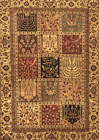 Abstract Brown Modern Rug, abs4162brn