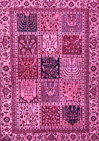 Abstract Pink Modern Rug, abs4162pnk